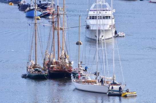 06 July 2021 - 08-16-19
The Classic Channel Regatta was cancelled for this year but the Dartmouth Classics went ahead. A reduced contingent, but some very beautiful craft arrived.
--------------------
Dartmouth Classics